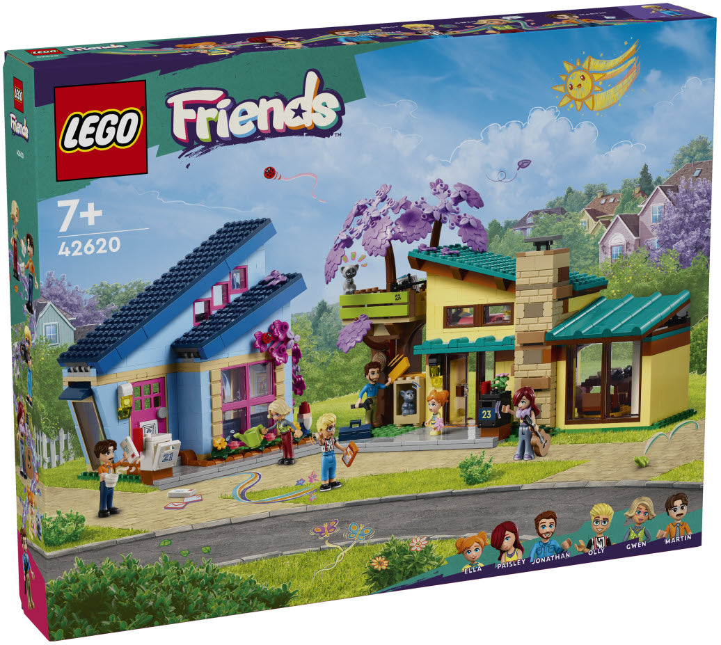 Verpackung: LEGO Friends 42620 Ollys und Paisleys Familien Haus