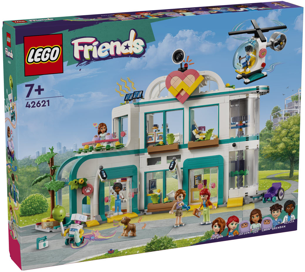Verpackung: LEGO Friends 42621 Heartlake City Krankenhaus