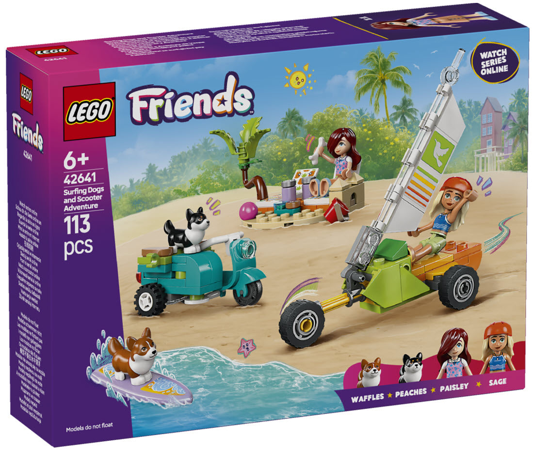 Verpackung: LEGO Friends 42641 Strandabenteuer mit Hunden