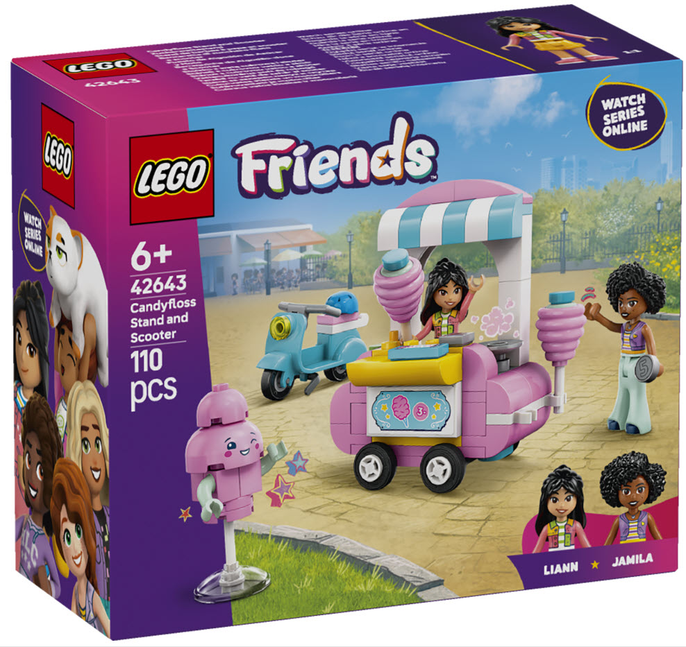 Verpackung: LEGO Friends 42643 Zuckerwattestand