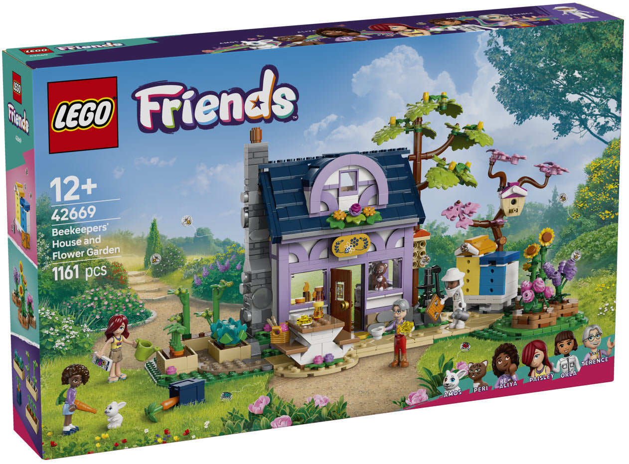 Verpackung: LEGO Friends 42669 Haus und Blumengarten der Imker