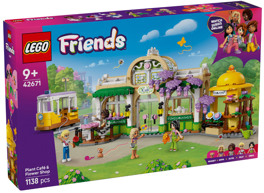 Verpackung: LEGO Friends 42671 Pflanzencafe und Blumenkiosk