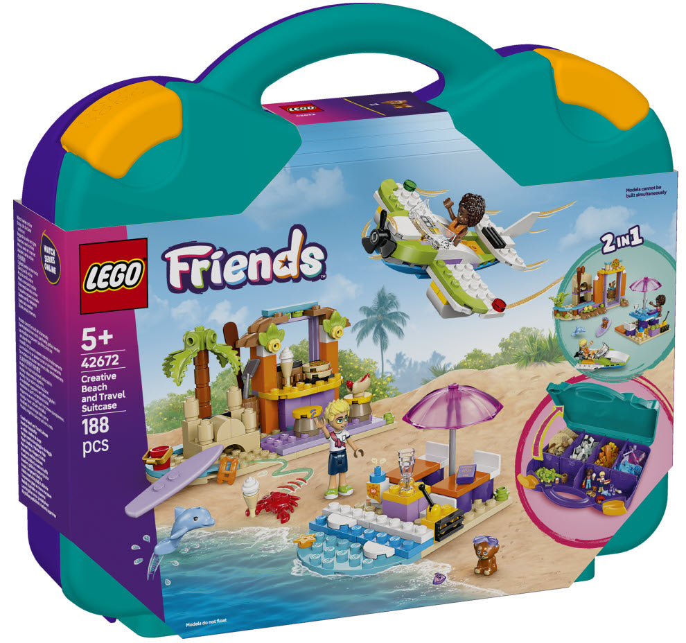 Verpackung: LEGO Friends 42672 Kreativer Reisekoffer