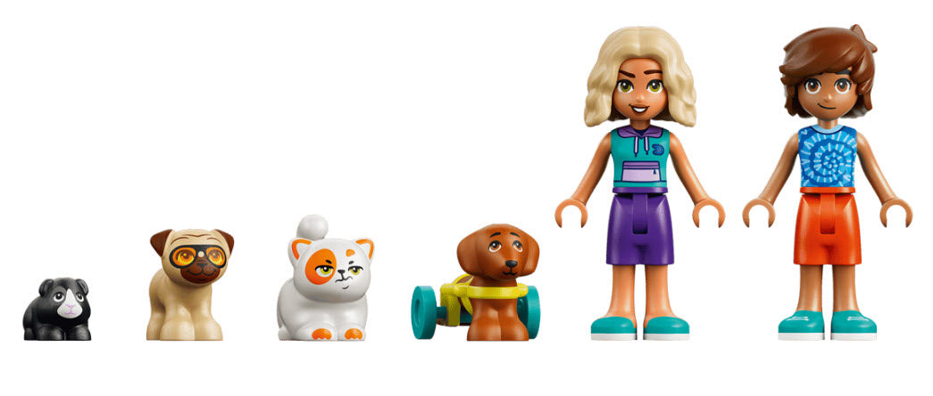 Minifiguren: LEGO Friends 42676 Lustiger Tag im Wasserpark