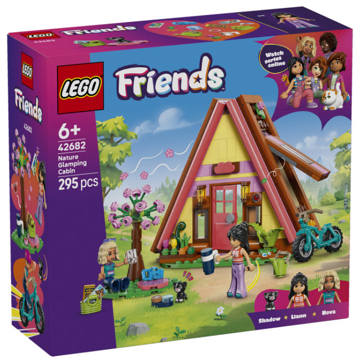 Verpackung: LEGO Friends 42682 Glampinghütte in freier Natur