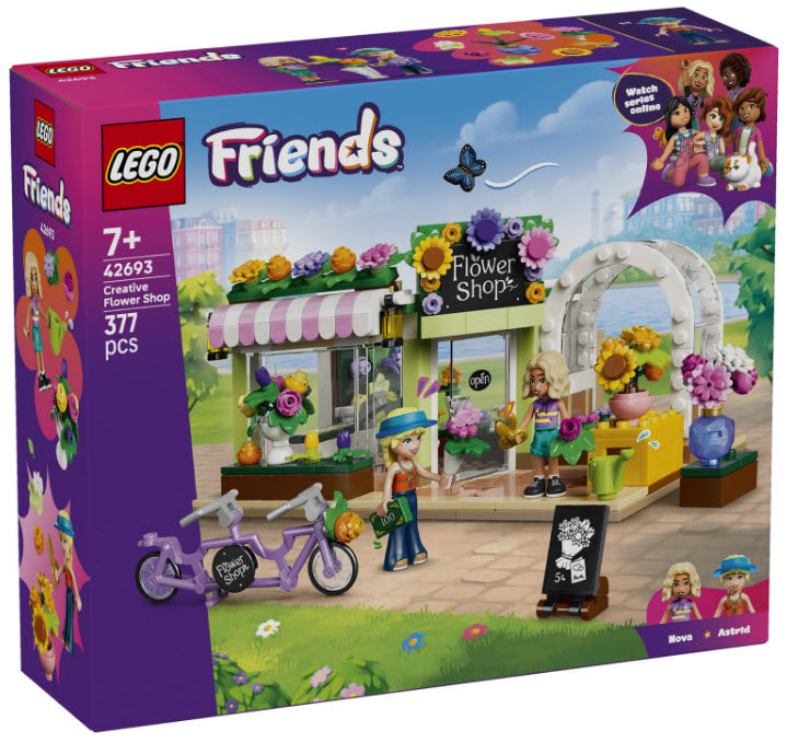 Verpackung: LEGO Friends 42693 Kreativer Blumenladen