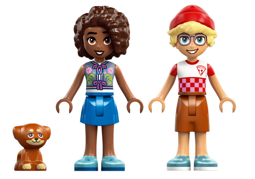 Minifiguren: LEGO Friends 42694 Pizzawagen