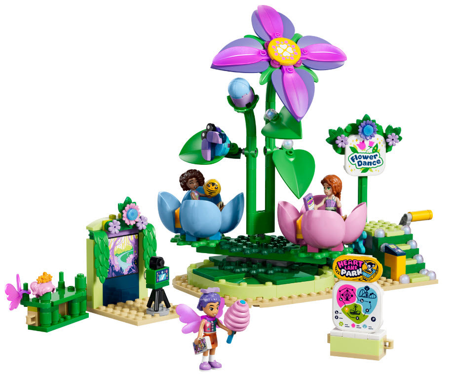 Inhalt: LEGO Friends 42702 Feentassen-Karussell mit Blumendeko