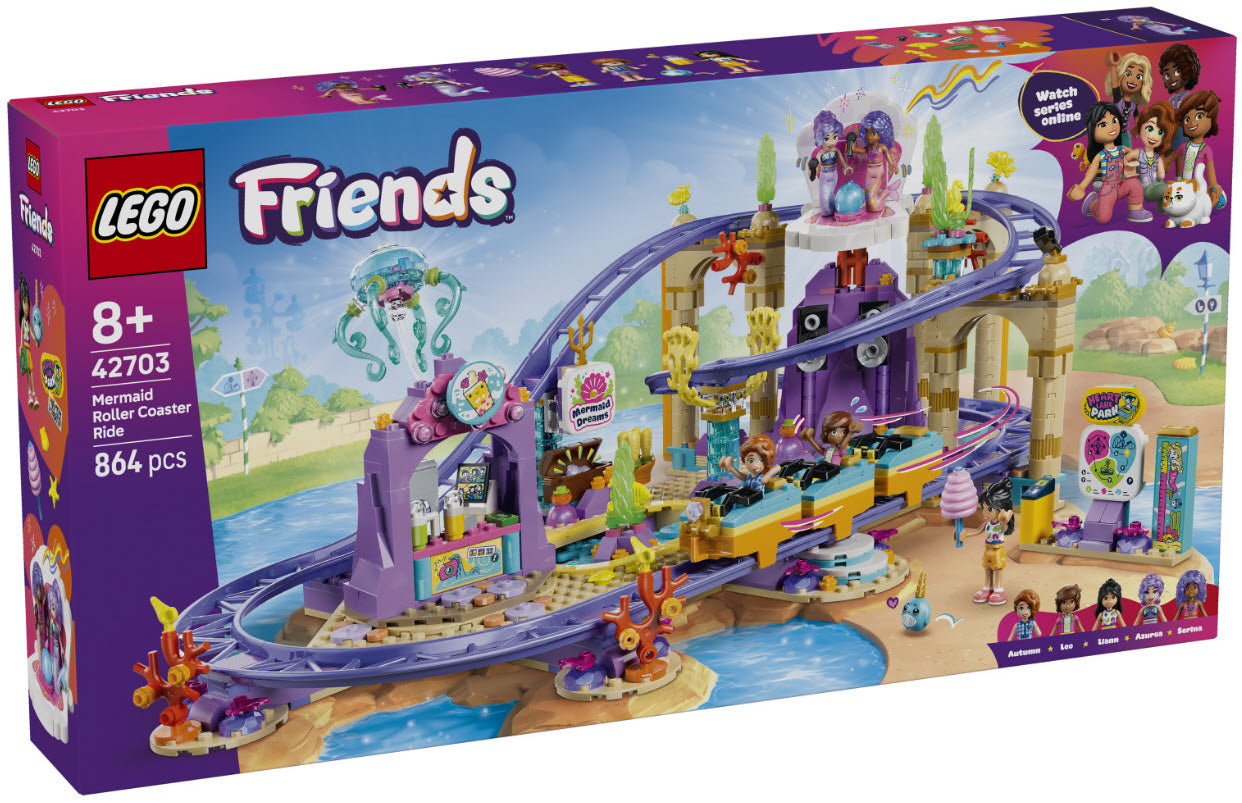 Verpackung: LEGO Friends 42703 Meerjungfrauen-Achterbahn