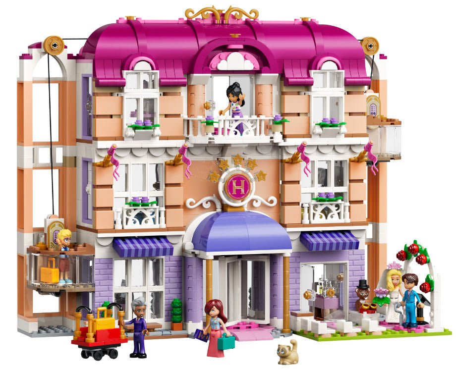 Inhalt: LEGO Friends 42704 Das Grandhotel von Heartlake City