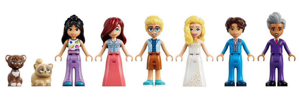 Minifiguren: LEGO Friends 42704 Das Grandhotel von Heartlake City