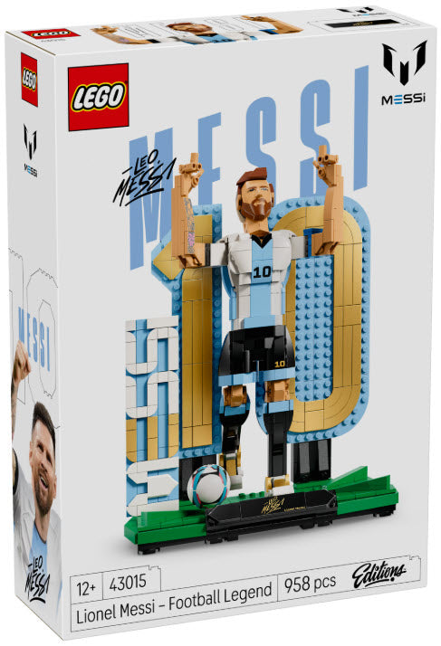 Verpackung: LEGO Editions 43015 Lionel Messi – Fußballlegende