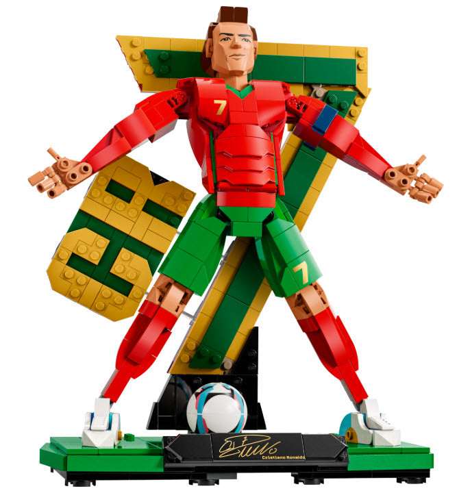 Inhalt: LEGO Editions 43016 Cristiano Ronaldo – Fußballlegende