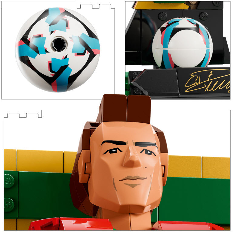 Minifiguren: LEGO Editions 43016 Cristiano Ronaldo – Fußballlegende