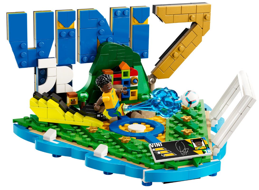 Inhalt: LEGO Editions 43027 Vini Jr. – Fußball-Highlights