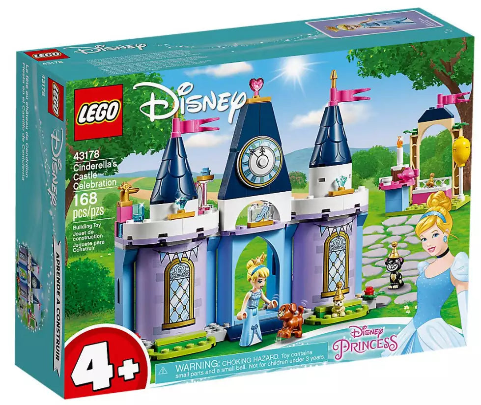 Verpackung: LEGO Disney Princess 43178 Cinderellas Schlossfest