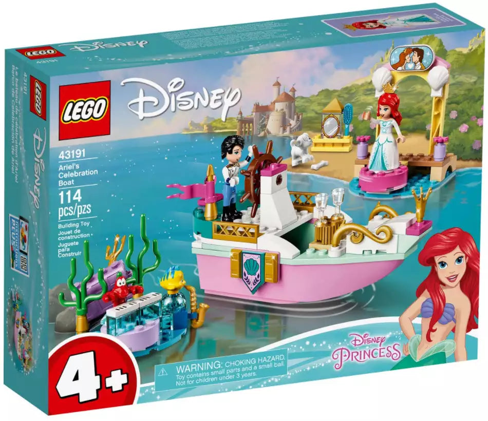 Verpackung: LEGO Disney Princess 43191 Arielles Festtagsboot