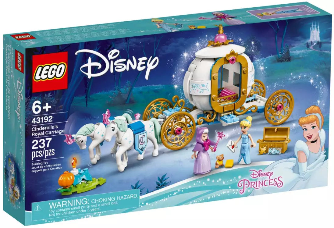 Verpackung: LEGO Disney Princess 43192 Cinderellas königliche Kutsche