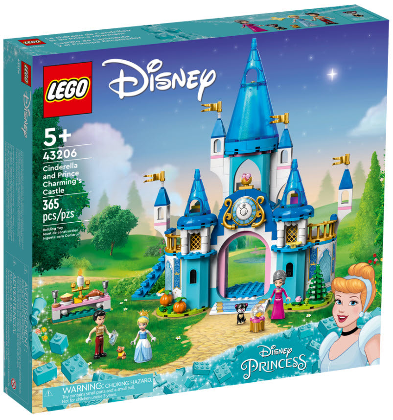Verpackung: LEGO Disney Princess 43206 Cinderellas Schloss