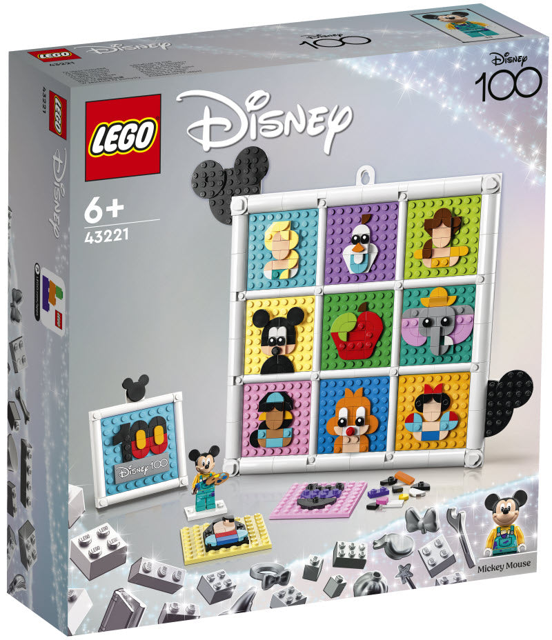 Verpackung: LEGO Disney 43221 100 Jahre Disney Zeichentrickikonen