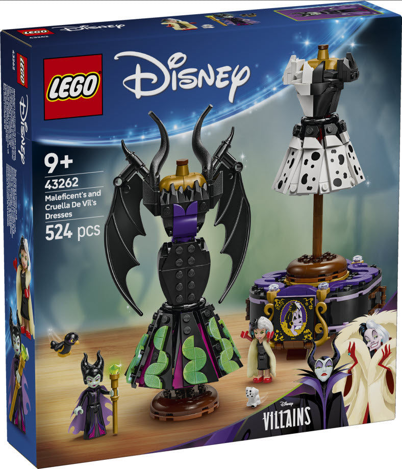 Verpackung: LEGO Disney 43262 Die Kleider von Malefiz und Cruella De Vil