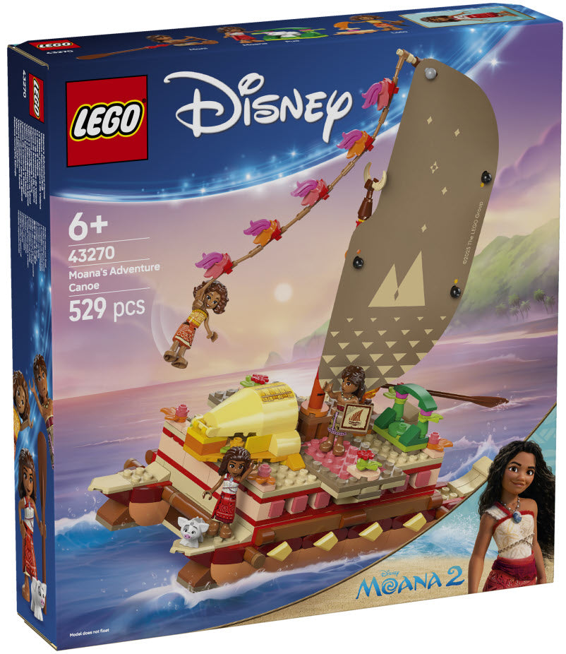 Verpackung: LEGO Disney 43270 Vaianas Abenteuerfloß