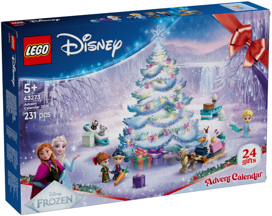 Verpackung: LEGO Disney Frozen 43273 Adventskalender 2025