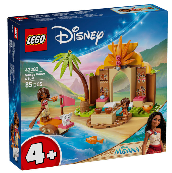 Verpackung: LEGO Disney 43282 Vaianas Hütte und Boot