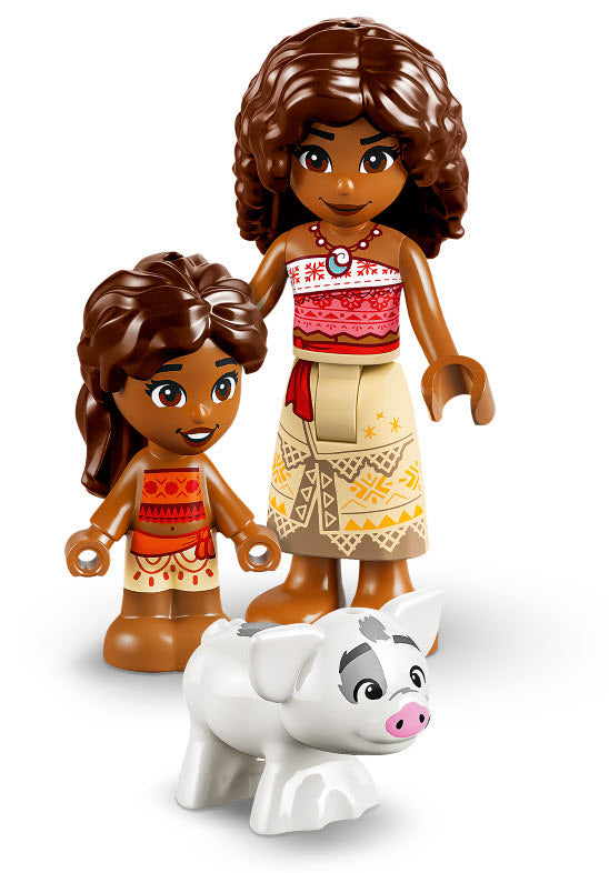Minifiguren: LEGO Disney 43282 Vaianas Hütte und Boot