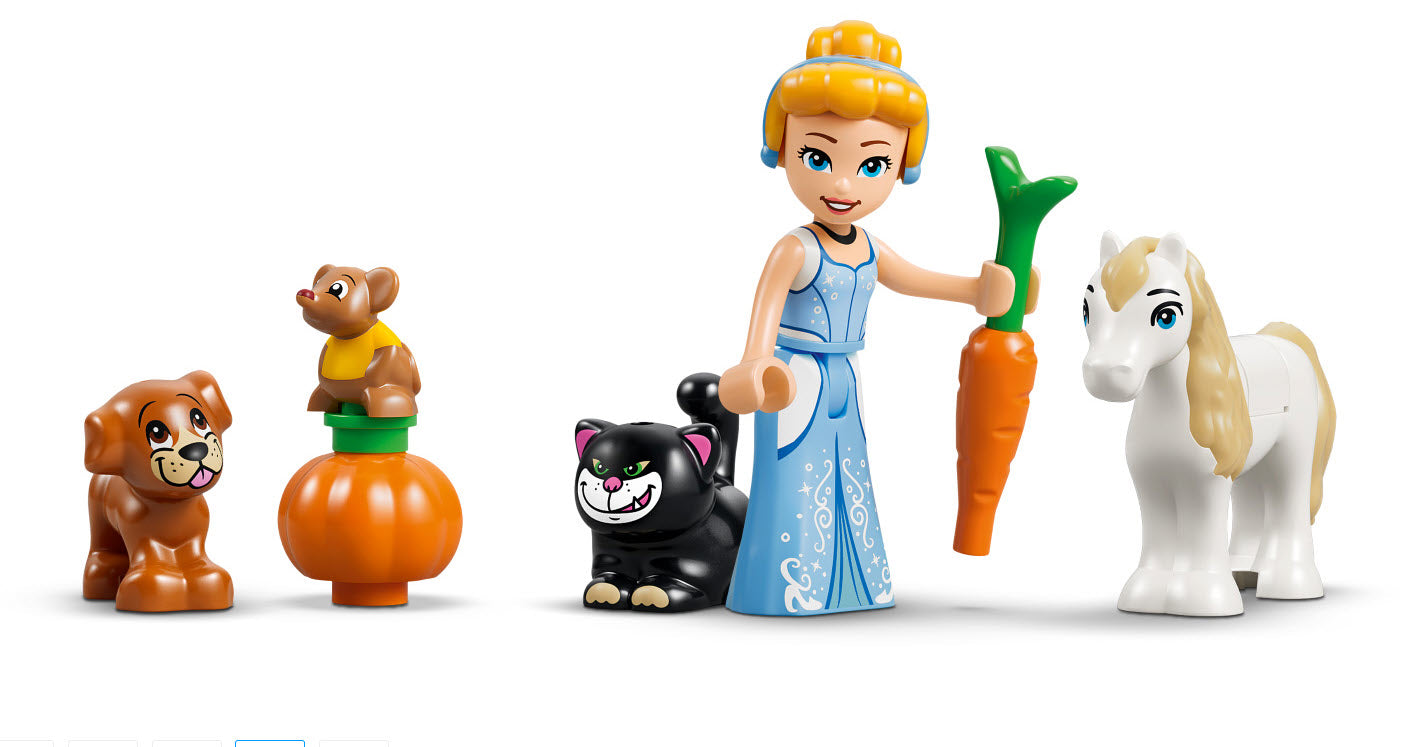 Minifiguren: LEGO Disney 43283 Cinderellas Tierpalast