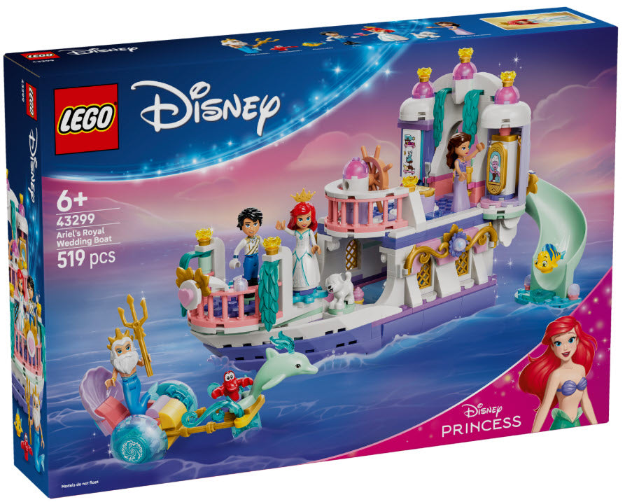 Verpackung: LEGO Disney 43299 Arielles Königliches Hochzeitsboot