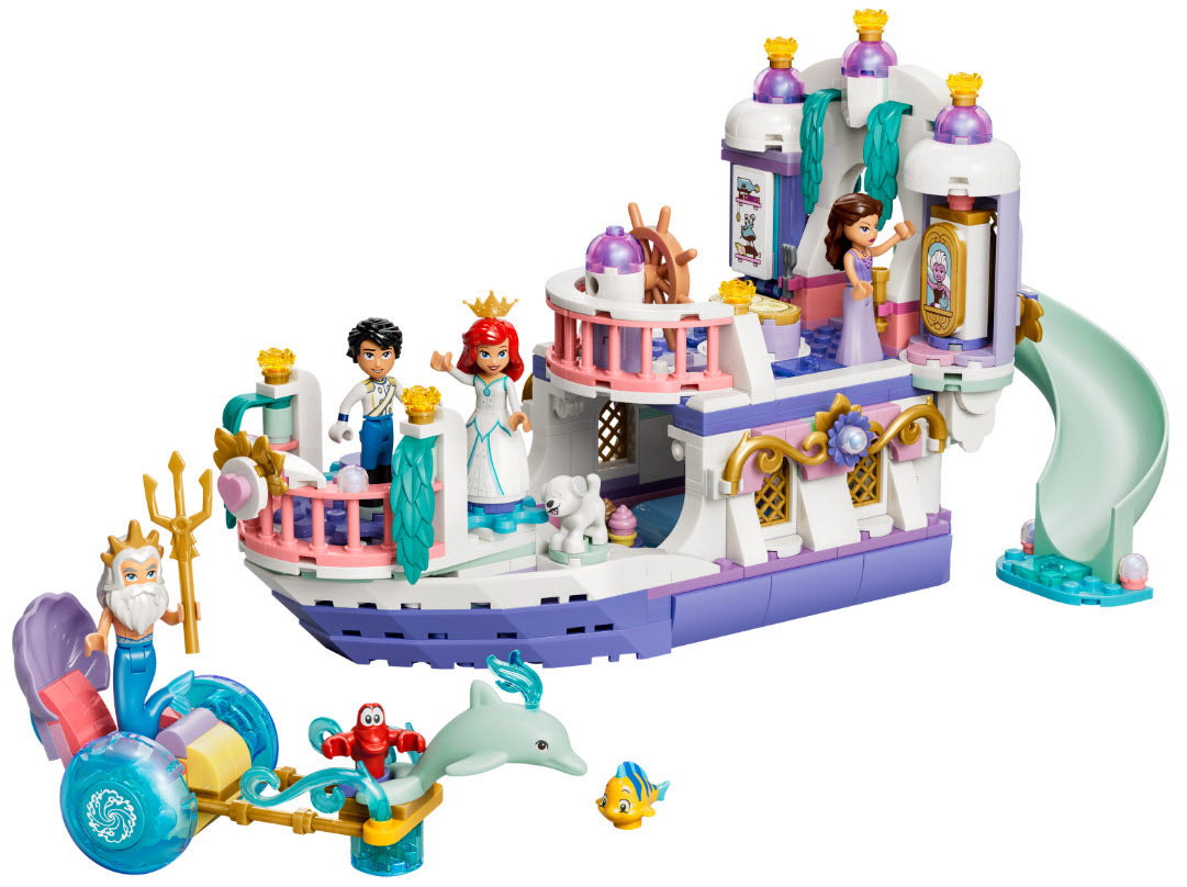 Inhalt: LEGO Disney 43299 Arielles Königliches Hochzeitsboot