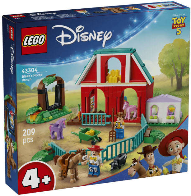 Verpackung: LEGO Disney 43304 Blazes Pferderanch