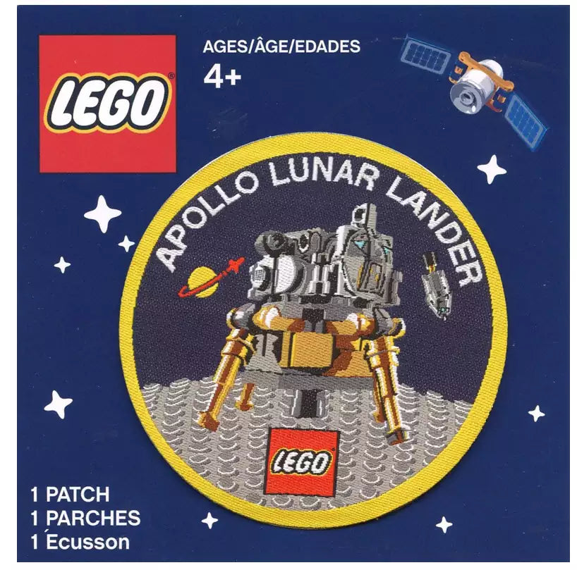 Verpackung: LEGO 5005907 Mondlandefähre Lunar Lander Patch-Aufnäher
