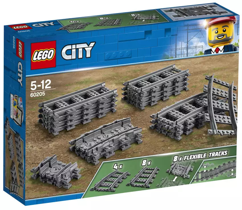 Verpackung: LEGO City 60205 Schienen