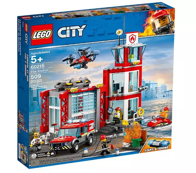 Verpackung: LEGO City 60215 Feuerwehr-Station