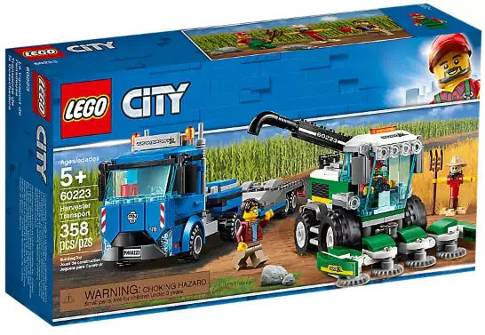 Verpackung: LEGO City 60223 Transporter für Mähdrescher