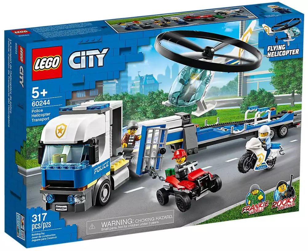 Verpackung: LEGO City 60244 Polizeihubschrauber-Transport