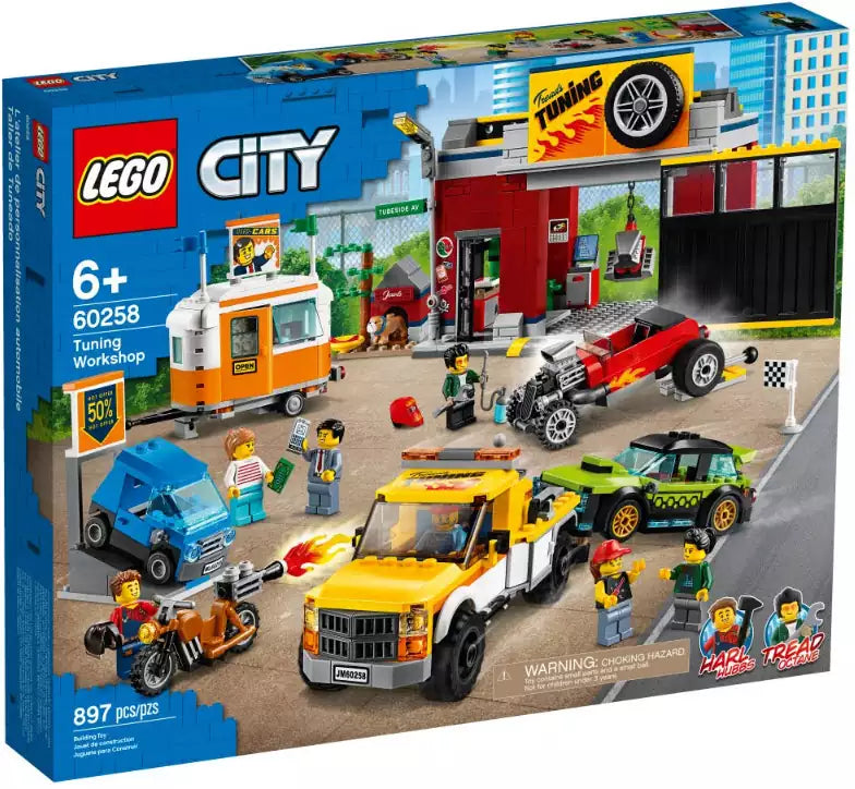 Verpackung: LEGO City 60258 Tuning-Werkstatt