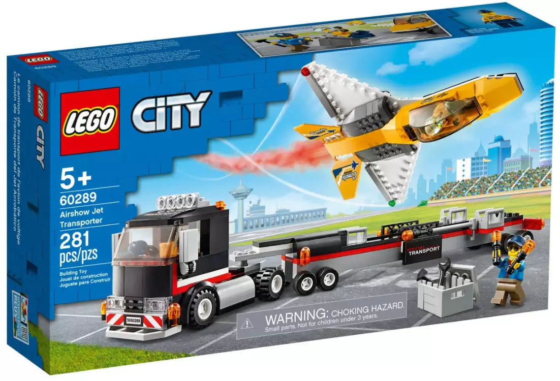 Verpackung: LEGO City 60289 Flugshow-Jet-Transporter