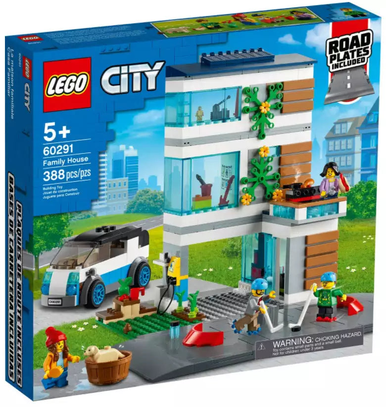 Verpackung: LEGO City 60291 Modernes Familienhaus