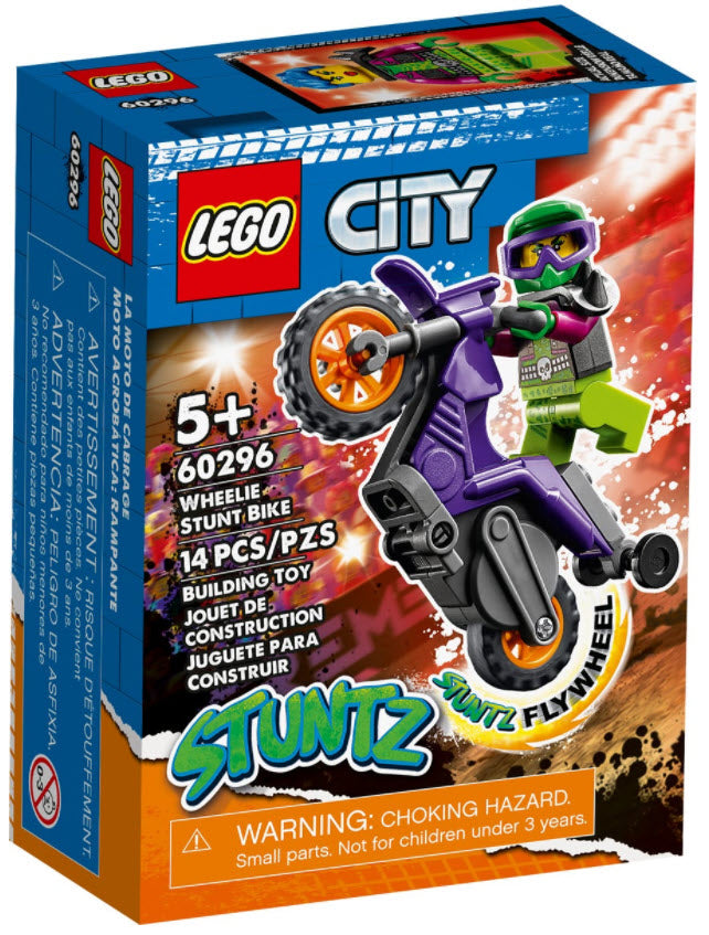 Verpackung: LEGO City 60296 Wheelie-Stuntbike
