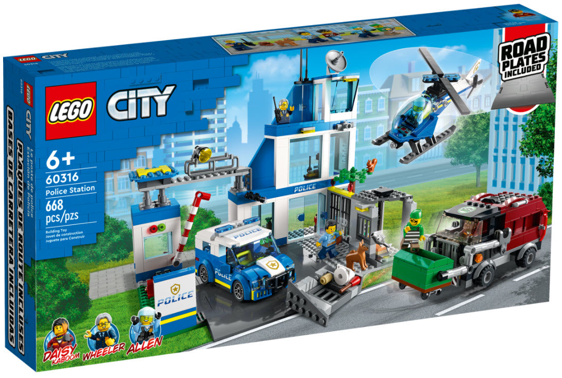 Verpackung: LEGO City 60316 Polizeistation