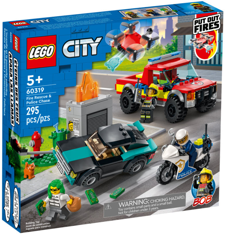 Verpackung: LEGO City 60319 Löscheinsatz und Verfolgungsjagd