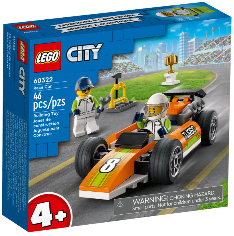 Verpackung: LEGO City 60322 Rennauto