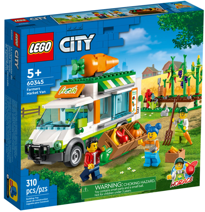 Verpackung: LEGO City 60345 Gemüse-Lieferwagen