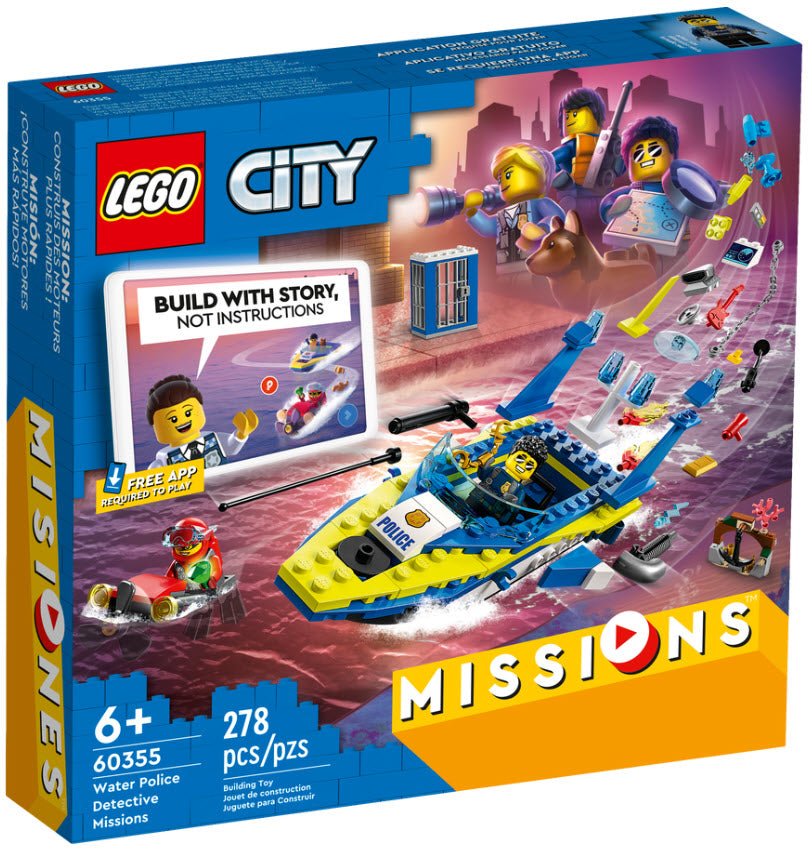 Verpackung: LEGO City 60355 Detektivmissionen der Wasserpolizei