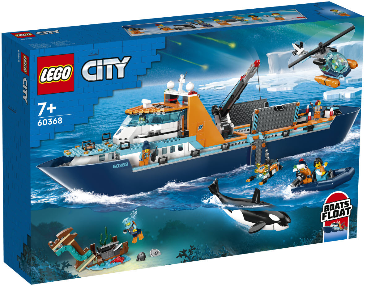 Verpackung: LEGO City 60368 Arktis-Forschungsschiff