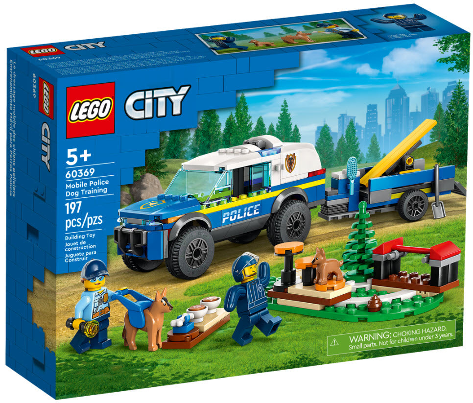 Verpackung: LEGO City 60369 Mobiles Polizeihunde-Training