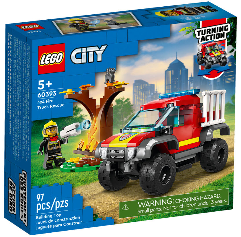 Verpackung: LEGO City 60393 Feuerwehr-Pickup